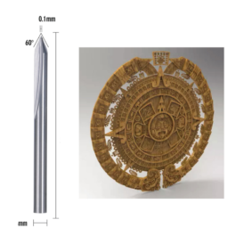 Fresa en V para Madera, Acrílico y Alucobond - Corte y Grabado CNC Preciso