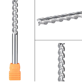 Fresa Espiral de 3 Labios para Madera y Aluminio - Corte CNC Rápido y Preciso